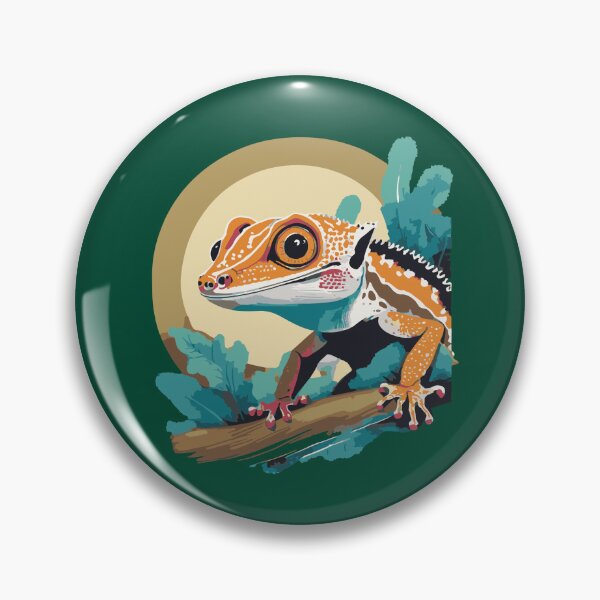 Item preview, Crested Gecko Illustration designed and sold by Corner-Distro.