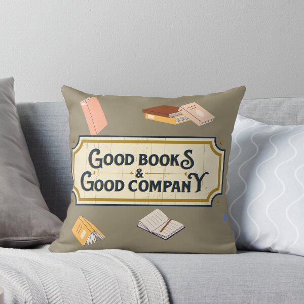 Item preview, Good Books and good company designed and sold by BloomingByL.