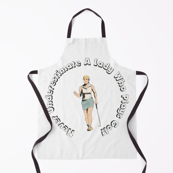 Item preview, Never Underestimate A Lady Who Plays Golf - Lady Plays Golf - Women Plays Golf Poster designed and sold by CYGIS STORE.