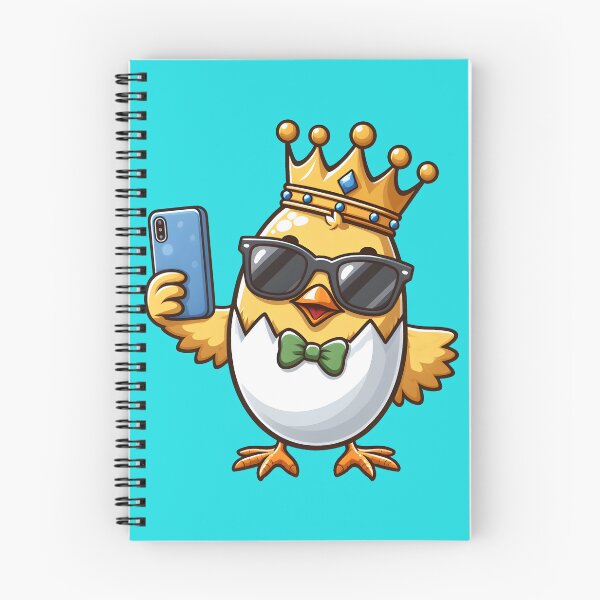 Item preview, Cute King Chick Takes  Selfie designed and sold by PuFFYTiC.
