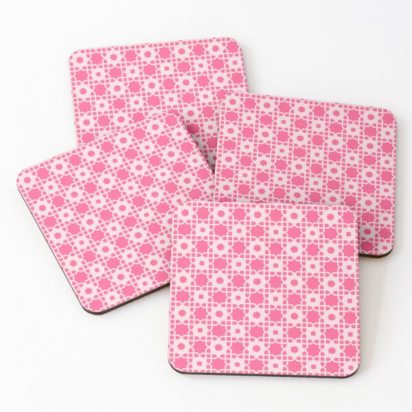 Item preview, Pink Star Square Plus Girly Female Youthful Fashion Pop Art Trendy Kawaii Happy Pattern designed and sold by PenguinForests.
