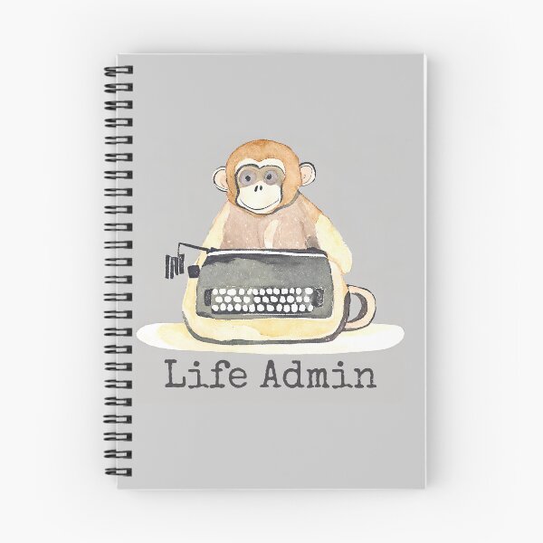Item preview, Monkey Life Admin Typist  designed and sold by AnimaliaStar.