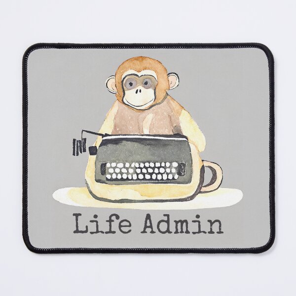 Item preview, Monkey Life Admin Typist  designed and sold by AnimaliaStar.