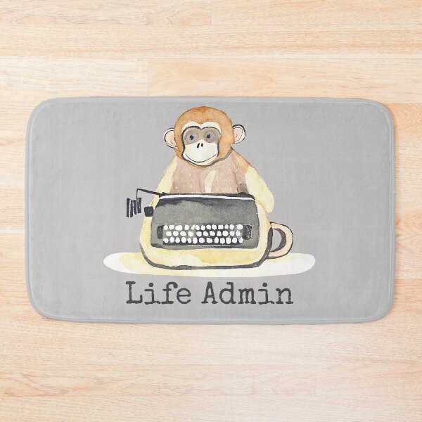 Item preview, Monkey Life Admin Typist  designed and sold by AnimaliaStar.