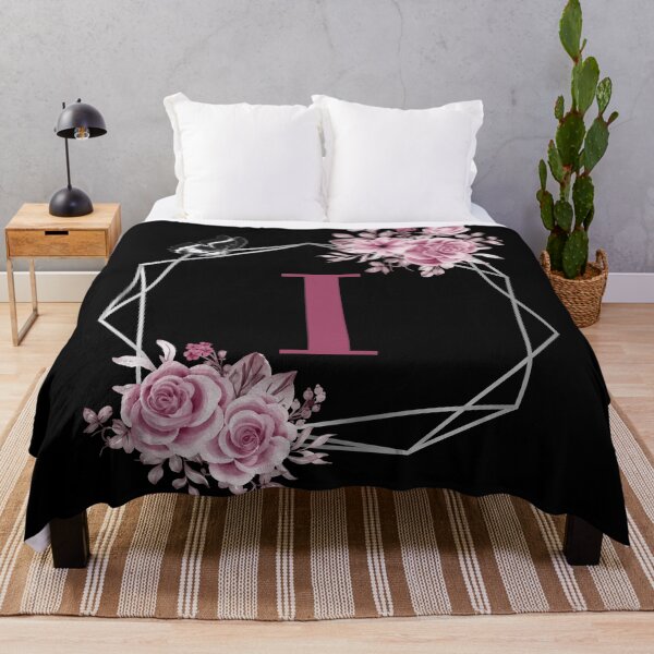 Item preview, Elegant I Letter Floral Monogram Design designed and sold by WomenLevelUp.