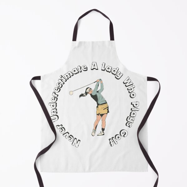 Item preview, Never Underestimate A Lady Who Plays Golf - Lady Plays Golf - Women Plays Golf Poster designed and sold by CYGIS STORE.