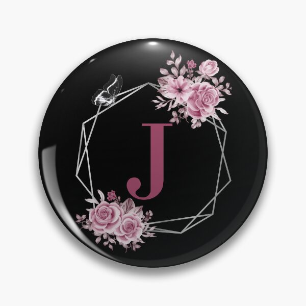 Item preview, Elegant J Letter Floral Monogram Design designed and sold by WomenLevelUp.