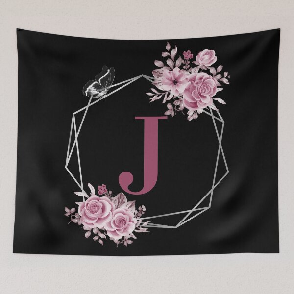 Item preview, Elegant J Letter Floral Monogram Design designed and sold by WomenLevelUp.
