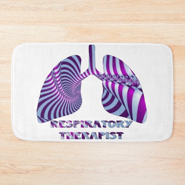 Item preview, Purple & Light Blue Strip Respiratory Therapist  designed and sold by natnat7w.