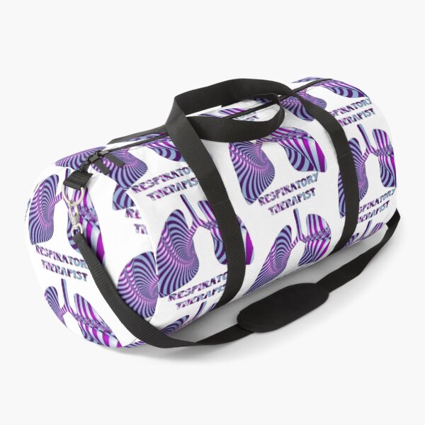Item preview, Purple & Light Blue Strip Respiratory Therapist  designed and sold by natnat7w.