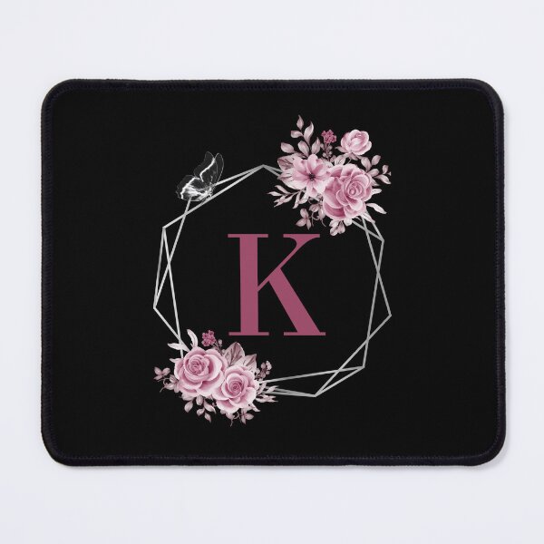 Item preview, Elegant K Letter Floral Monogram Design designed and sold by WomenLevelUp.