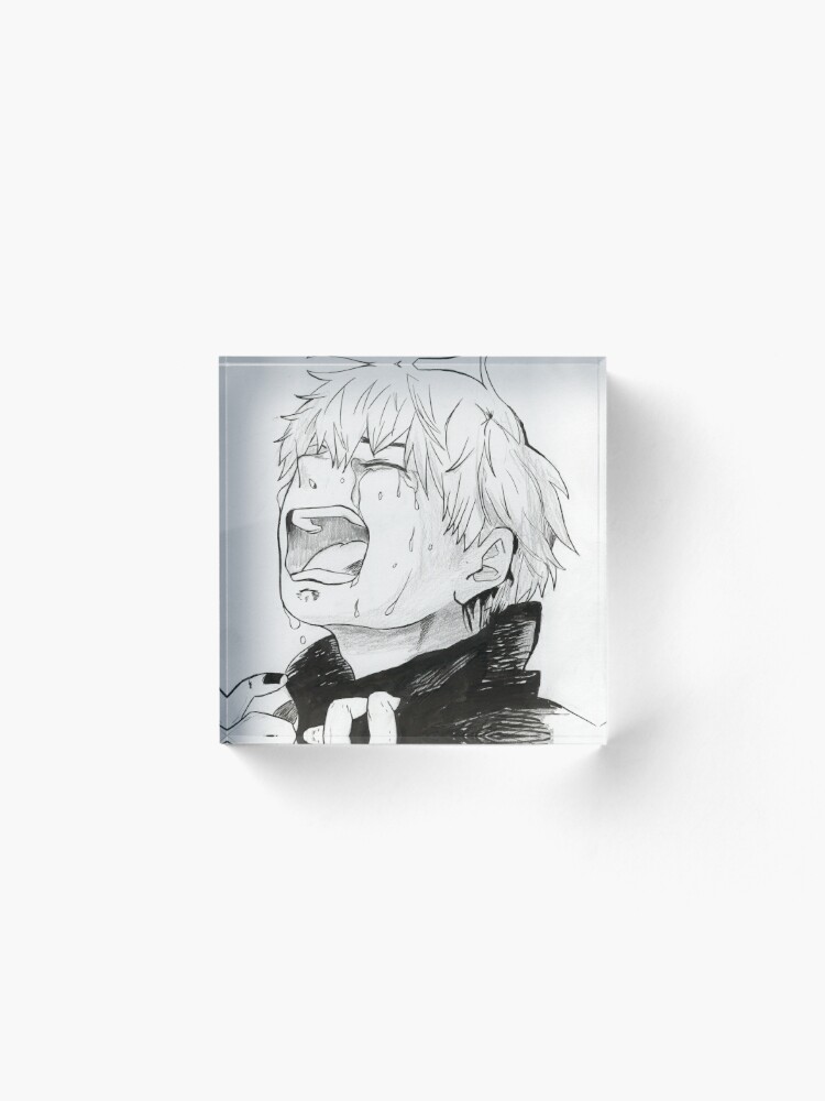 Bloque Acrilico Tokyo Ghoul Kaneki Llorando De Joron Redbubble