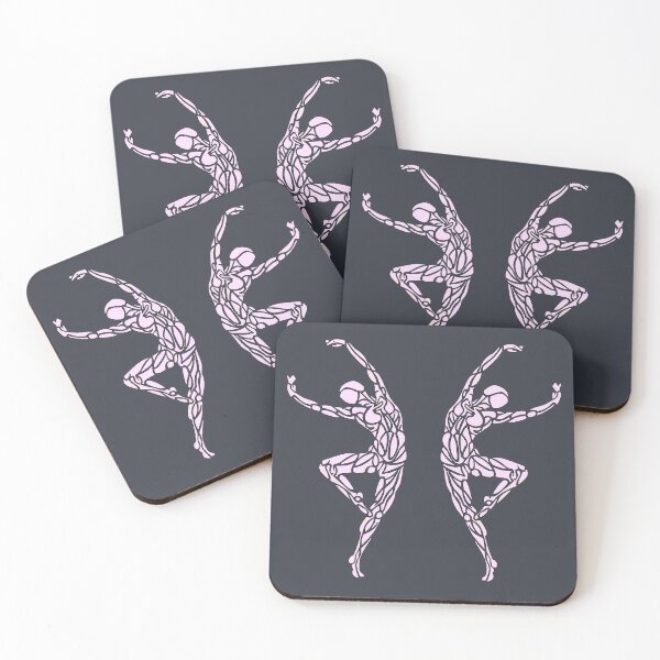Item preview, Two Pink Ballet Dancers designed and sold by danceink.
