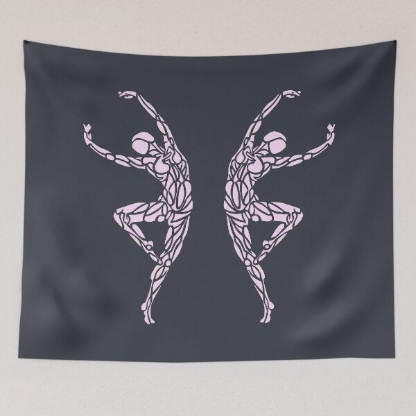 Item preview, Two Pink Ballet Dancers designed and sold by danceink.