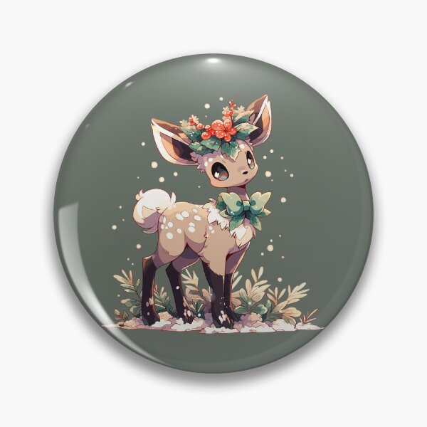 Item preview, Pretty fawn under the mistletoe designed and sold by etherElric.