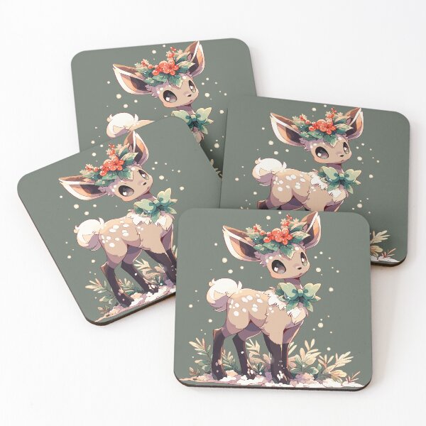 Item preview, Pretty fawn under the mistletoe designed and sold by etherElric.