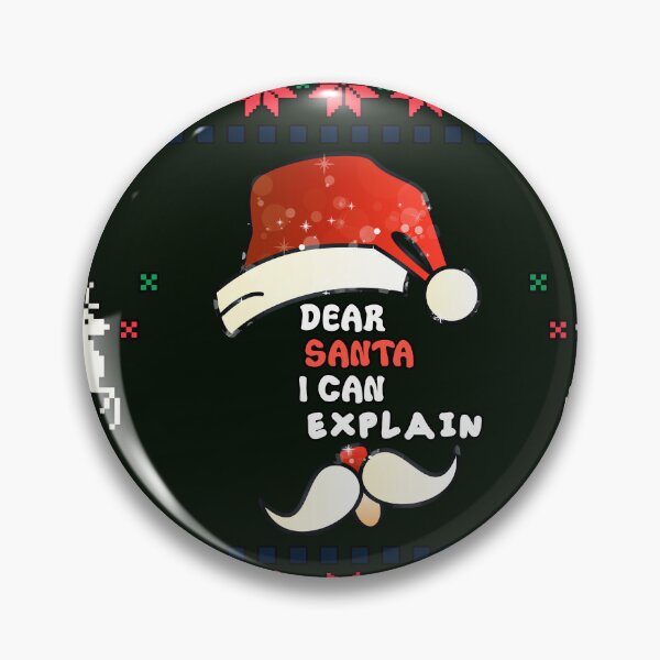 Item preview, Dear Santa I can Explain Merry Christmas Funny Xmas Claus designed and sold by BestTee4You.