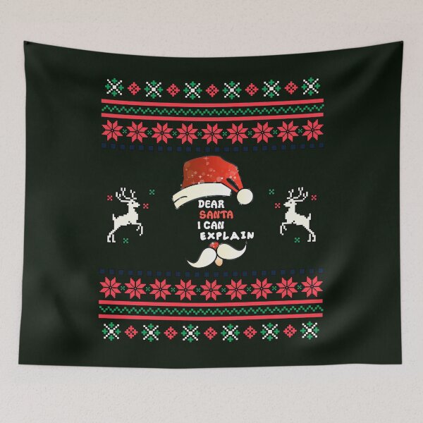 Item preview, Dear Santa I can Explain Merry Christmas Funny Xmas Claus designed and sold by BestTee4You.