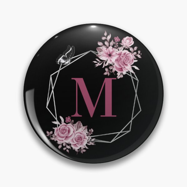 Item preview, Elegant M Letter Floral Monogram Design designed and sold by WomenLevelUp.