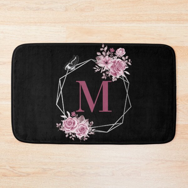 Item preview, Elegant M Letter Floral Monogram Design designed and sold by WomenLevelUp.