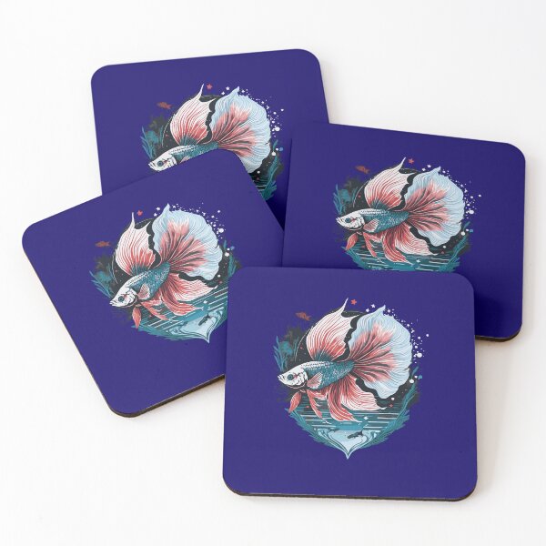 Item preview, Betta Fish Illustration designed and sold by Corner-Distro.