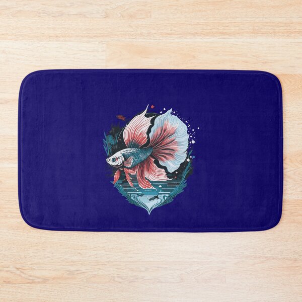 Item preview, Betta Fish Illustration designed and sold by Corner-Distro.