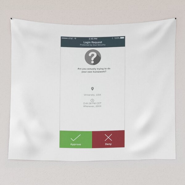 Item preview, Duo Push Authentication designed and sold by ashleygus.