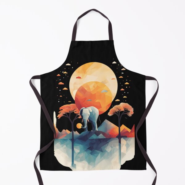 Item preview, Elephant and mountains designed and sold by Linework Studio.