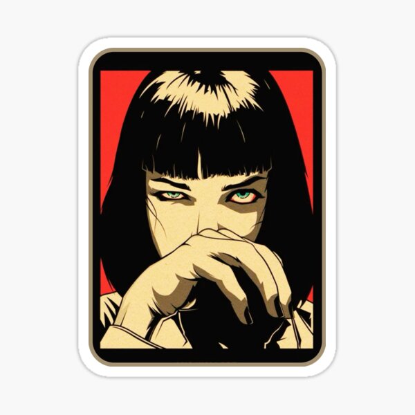 Vista previa del artículo con la obra «Mia Wallace Pulp Ficción», diseñado y vendido por LMG Boutique.