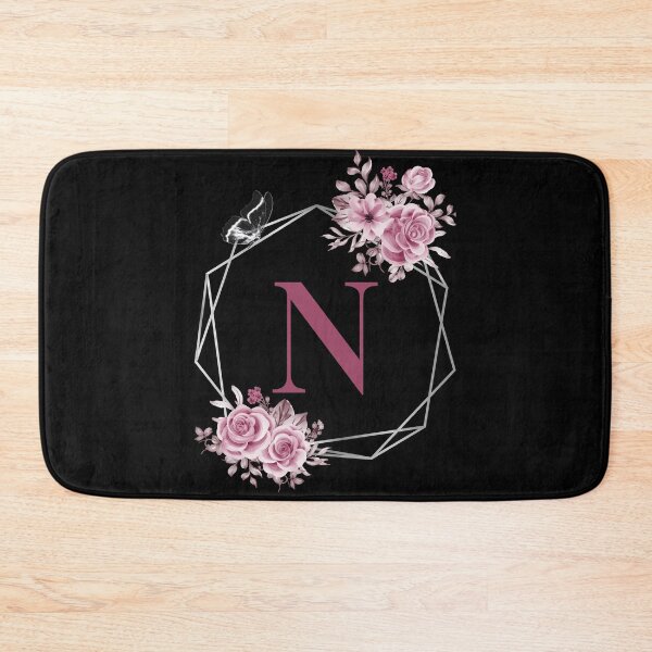 Item preview, Elegant N Letter Floral Monogram Design designed and sold by WomenLevelUp.