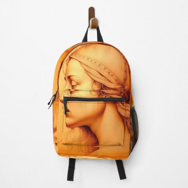 Item preview, Drawing Portrait Of Young Woman In a Cap in Profile designed and sold by LanaGustavsson.