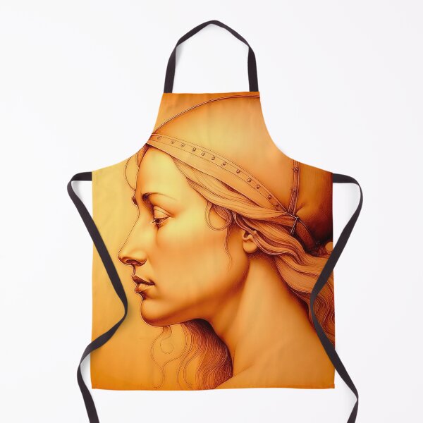 Item preview, Drawing Portrait Of Young Woman In a Cap in Profile designed and sold by LanaGustavsson.