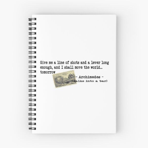 Item preview, Archimedes Walks Into A Bar #2 designed and sold by 300Spikes.