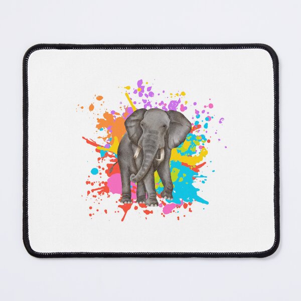 Item preview, Rainbow watercolour elephant designed and sold by jademmm.