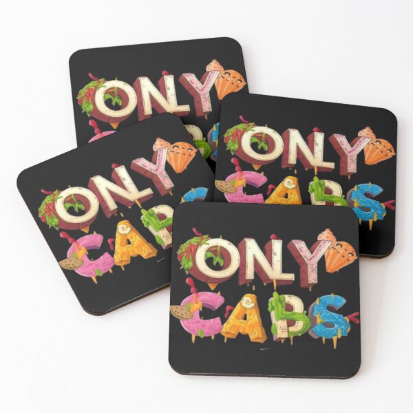 Item preview, "ONLY CRABS"-"Carb Lover's Delight: Only Carbs Typography for Foodies". funny spilling designed and sold by Obinne.