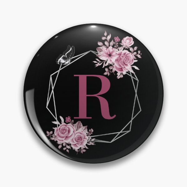 Item preview, Elegant R Letter Floral Monogram Design designed and sold by WomenLevelUp.