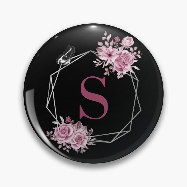 Item preview, Elegant S Letter Floral Monogram Design designed and sold by WomenLevelUp.