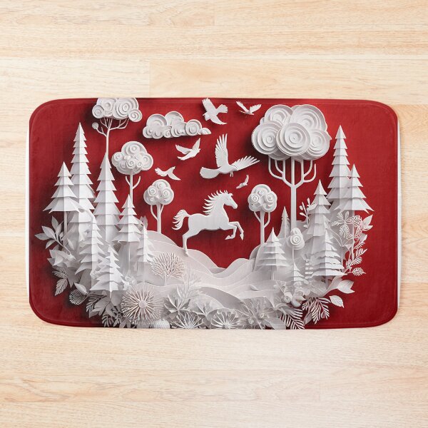Item preview, 3D White Paper Art of Nature's Power designed and sold by Attire mukashaf.