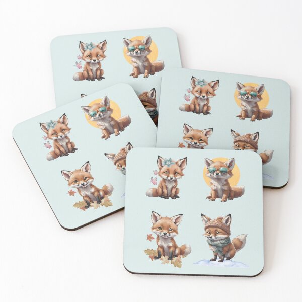 Item preview, LittleGnomad - The Four Seasons Of A Fox designed and sold by LittleGnomad.