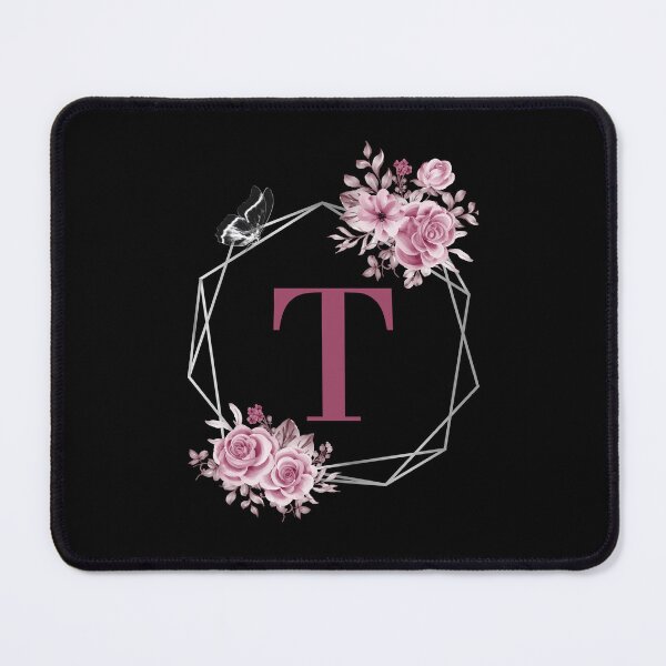 Item preview, Elegant T Letter Floral Monogram Design designed and sold by WomenLevelUp.