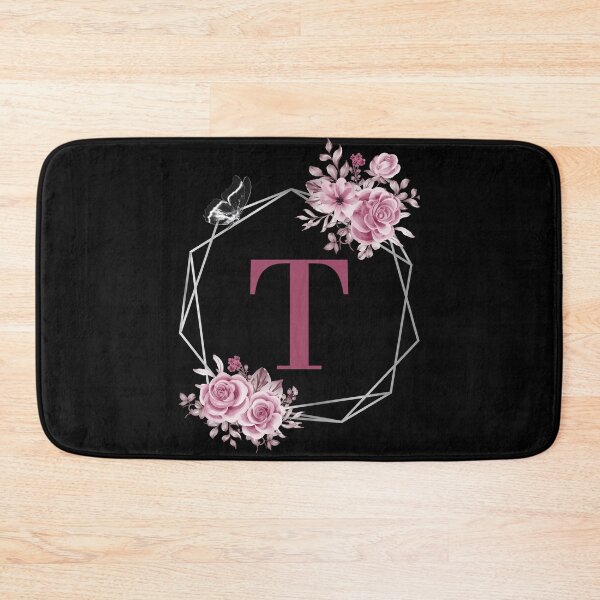 Item preview, Elegant T Letter Floral Monogram Design designed and sold by WomenLevelUp.