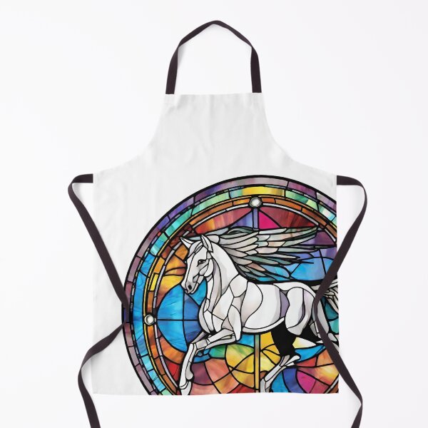 Item preview,  colorful stained glass with animals, Pegasus designed and sold by GroonSpace.