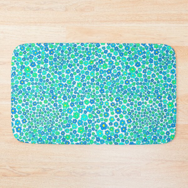 Item preview, Blue flower patterned designed and sold by AurelsPrints.