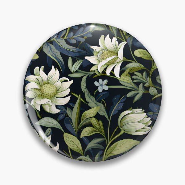 Item preview, William Morris Style Botanical Floral Pattern Repeating - Style 7 designed and sold by Eddie Chester.