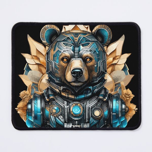 Item preview, Futuristic Bear 001 designed and sold by manifestroots.