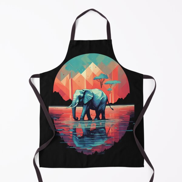 Item preview, Elephant and mountains designed and sold by Linework Studio.