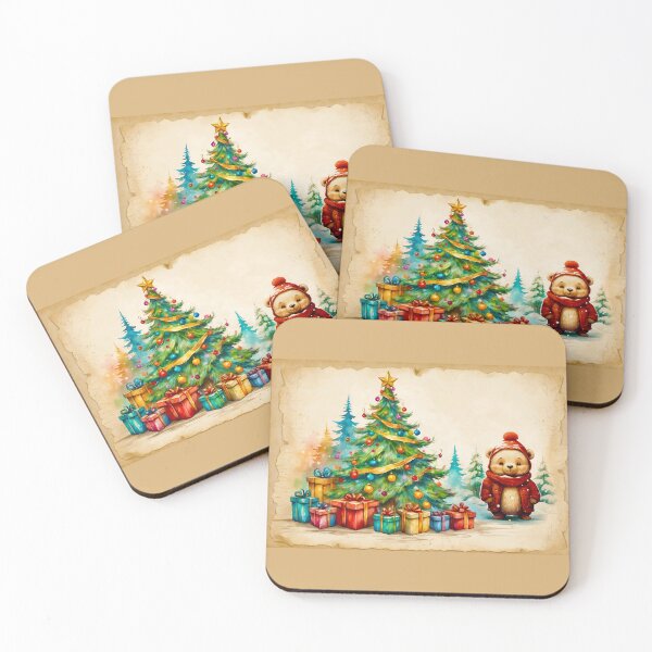 Item preview, TEDDY IS READY TO OPEN SOME CHRISTMAS GIFTS designed and sold by Tammera.