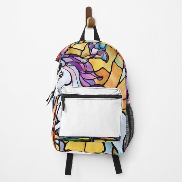 Item preview,  colorful stained glass with animals, unicorn 3 designed and sold by GroonSpace.