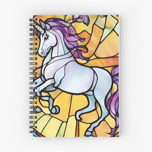 Item preview,  colorful stained glass with animals, unicorn 3 designed and sold by GroonSpace.
