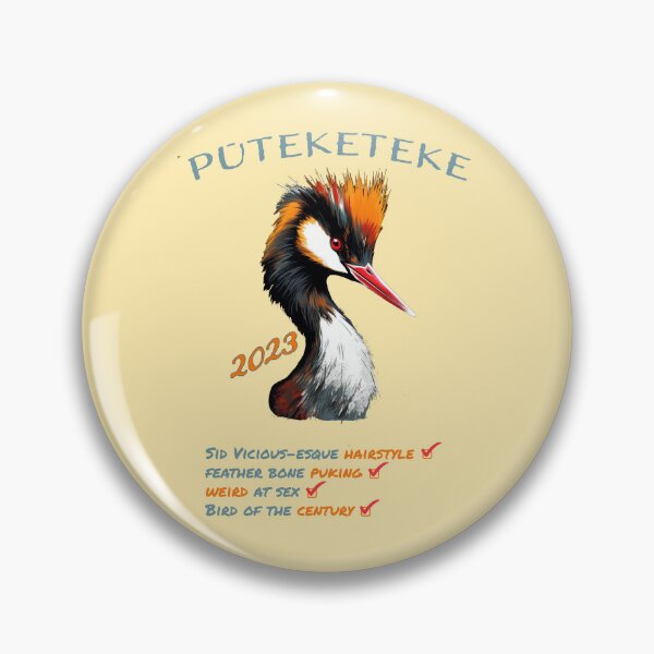Item preview, Funny New Zealand Bird of the Century Grebe 2023 designed and sold by GVRDesign.